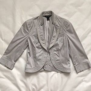 WHBM three quarter length sleeve blazer